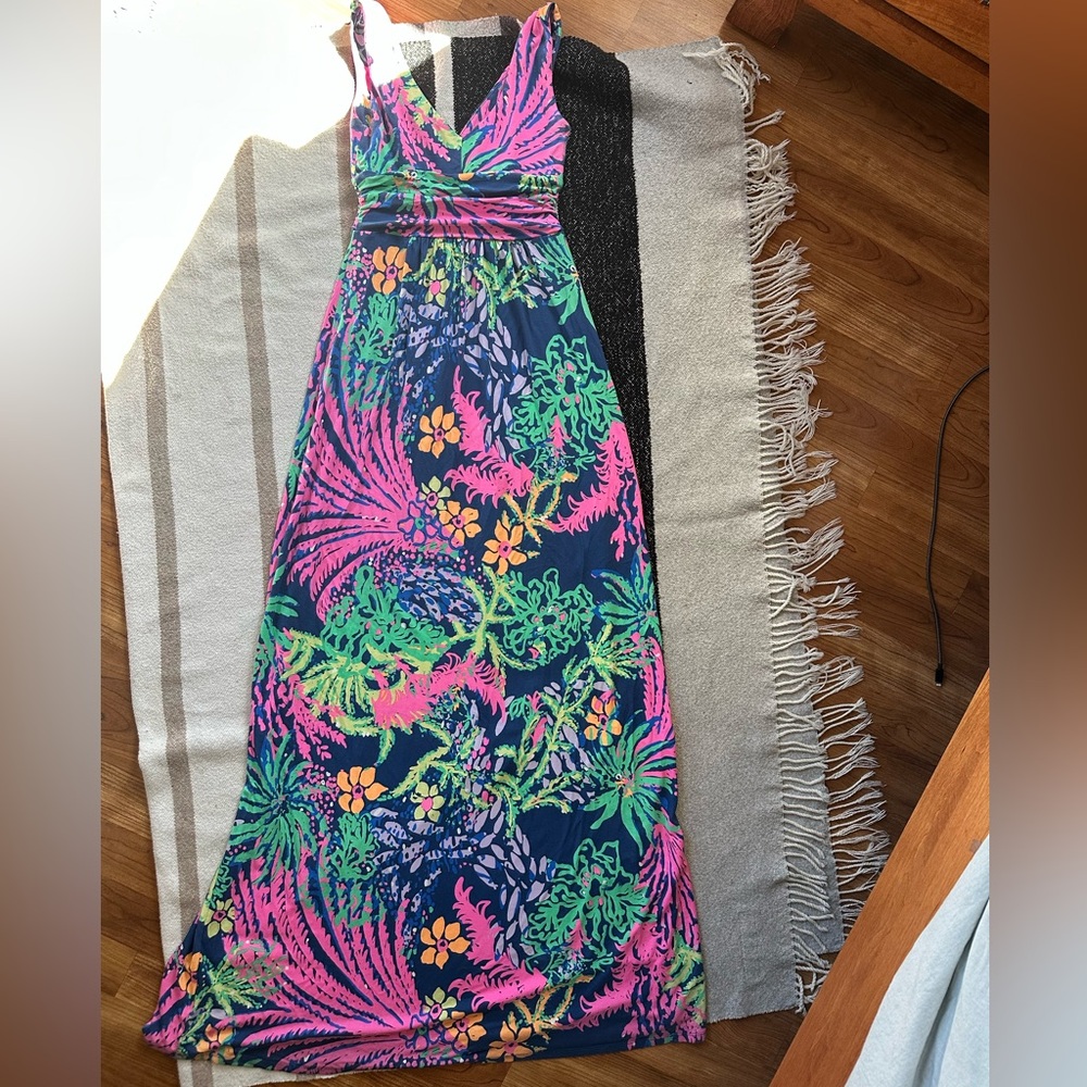 Lilly Pulitzer Multicolor Maxi Floral Dress